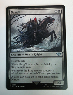 Wizards of the Coast MTG Nazgul LTR Uncommon U 0334 Regular EN 2023 - Image 1