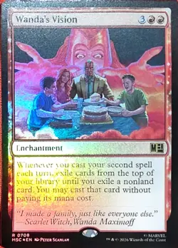 Wizards of the Coast MTG Wanda's Vision 0708 Rare Foil EN 2026 - Image 1