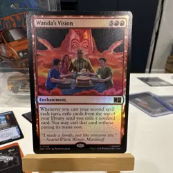 Wizards of the Coast MTG Marvel Wanda's Vision Enchantment Foil EN 0708 - Image 1