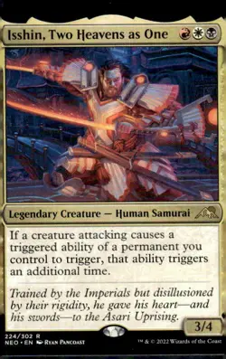 Isshin, Two Heavens as One R Kamigawa: Neon Dynasty 224 NM - Image 1