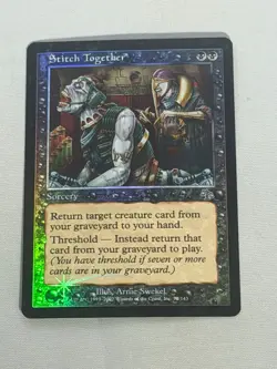 MTG FOIL Stitch Together Judgment Magic the Gathering - Image 1