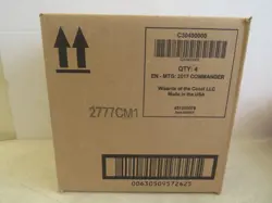 2017 Magic The Gathering Mtg Commander Deck Set Of 4 Unopened Case - Image 1