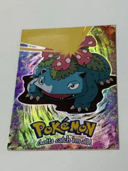 Pokemon Topps Card - Venusaur E3 of 12 Holo Blue Label LP Vintage Rare TCG DMG - Image 1