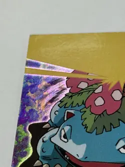 Pokemon Topps Card - Venusaur E3 of 12 Holo Blue Label LP Vintage Rare TCG DMG - Image 2