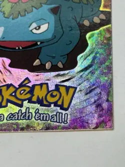 Pokemon Topps Card - Venusaur E3 of 12 Holo Blue Label LP Vintage Rare TCG DMG - Image 4