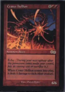 Crater Hellion - Urza's Saga: #179, Magic: The Gathering Mp C310 - Image 1