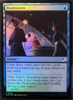 MTG Avatar: The Last Airbender Brainstorm Foil (Common) - Image 1