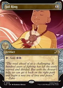 Sol Ring Showcase Avatar: The Last Airbender NM MTG - Image 1