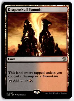 Dragonskull Summit NM ECC Commander: Lorwyn Eclipsed MTG - Image 1