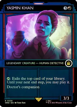 Yasmin Khan Foil Showcase Doctor Who Commander NM MTG - Image 1