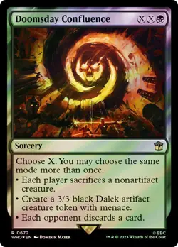 Doomsday Confluence Surge Foil Doctor Who Commander NM MTG - Image 1