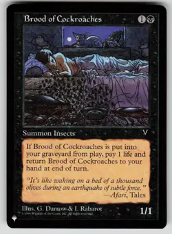 Brood of Cockroaches Uncommon The List Reprints MTG Near Mint 2020 - Image 1