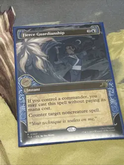1x Fierce Guardianship Showcase NM - Avatar Magic MTG - Image 1