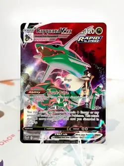 Pokemon TCG Rayquaza VMAX Ultra Rare TG20/TG30 Silver Tempest TG Holo ENG NM - Image 1