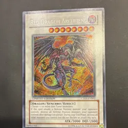 Konami Yu-Gi-Oh! Red Dragon Archfiend Secret Rare Holo CT05-EN002 Lim Ed - Image 1