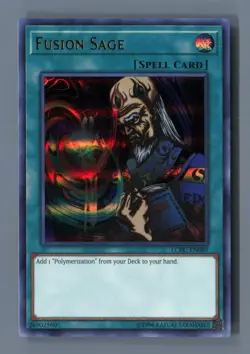 Fusion Sage LCKC-EN089 Ultra Rare Legendary Collection Kaiba Yu-Gi-Oh LP - Image 1