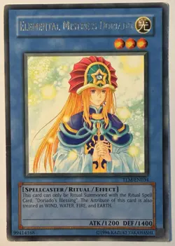 Yugioh- Elemental Mistress Doriado - Rare - Unlimited - TLM-EN034 - MP - Image 1