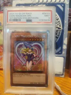 2024 YU-GI-OH! RA03-QUARTER CENTURY BONANZA #EN123 DARK MAGICIAN GIRL PSA 9 - Image 1