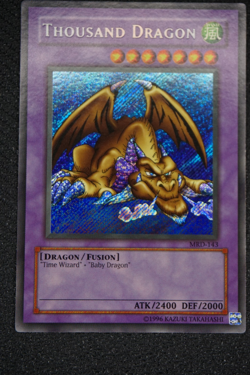 Yu-Gi-Oh! TCG Thousand Dragon Metal Raiders MRD-EN143 Unlimited Secret Rare - Image 1