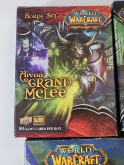 Lot Of 5 - World of Warcraft Trading Card Game Sets **Read description** - Image 3