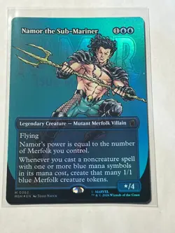 Namor the Sub-Mariner Foil (Marvel Super Heroes) MTG Near Mint Magic Card - Image 1