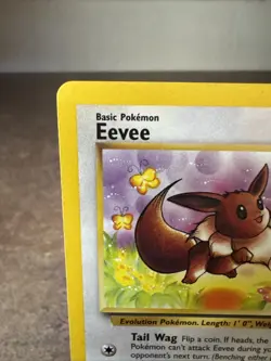 Pokemon TCG Eevee 51/64 Jungle Non Holo Vintage Card LP - Image 2