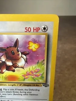 Pokemon TCG Eevee 51/64 Jungle Non Holo Vintage Card LP - Image 3