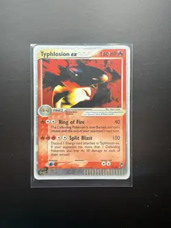 Typhlosion 99/100 EX Sandstorm Holo Rare Pokemon Card 2003 - Image 1