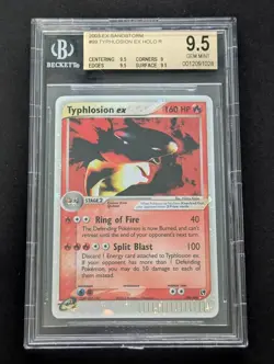 2003 Pokemon EX Sandstorm Typhlosion Ex #99 BGS 9.5 GEM MINT - Image 1
