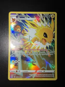 Pokemon TCG Jolteon TG04/TG30 Swsh09 Trainer Gallery Holo Card Brilliant Stars - Image 1