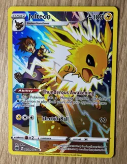 Pokemon TCG Jolteon TG04/TG30 Swsh09 Trainer Gallery Holo Card Brilliant Stars - Image 4