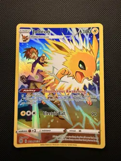 Pokemon TCG Jolteon TG04/TG30 Swsh09 Trainer Gallery Holo Card Brilliant Stars - Image 1