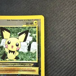 Pokemon Pichu Reverse Holo Black Star Promo Card 35/53 WOTC SWIRL NM!! (CLEAN!!) - Image 3