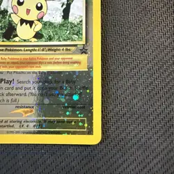 Pokemon Pichu Reverse Holo Black Star Promo Card 35/53 WOTC SWIRL NM!! (CLEAN!!) - Image 5