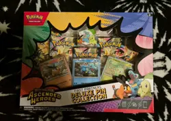 Pokemon TCG Ascended Heroes First Partners Deluxe Pin Collection New & Sealed - Image 1