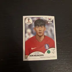 2018 Panini FIFA World Cup: Russia Stickers (Black/Gray Back) Son Heung-min #508 - Image 1
