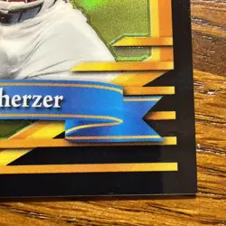 2021 Topps Finest Flashbacks Black Refractor 16/25 Max Scherzer #157 🔥 - Image 2