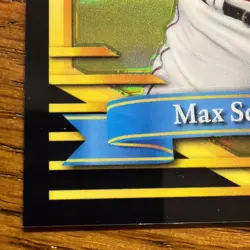 2021 Topps Finest Flashbacks Black Refractor 16/25 Max Scherzer #157 🔥 - Image 3