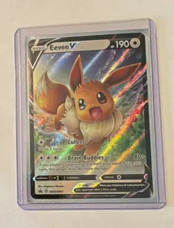 Eevee V SWSH065 Sword & Shield Promo Cards Holo Promo English 190 HP - Image 1