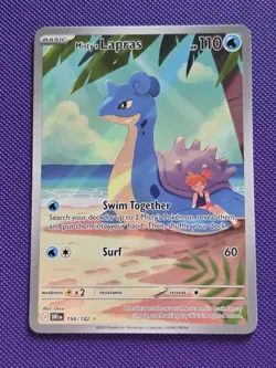 Misty’s Lapras 194/182 Destined Rivals Near Mint Pack Fresh - Image 1