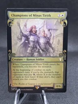 MTG - [FOIL] Champions Of Minas Tirith (Showcase Scrolls) - LOTR - Image 1