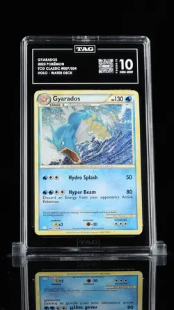 2023 POKEMON CLB TRADING CARD GAME CLASSIC #007 GYARADOS TAG 10 - Image 1
