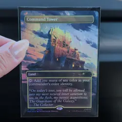 Magic: The Gathering Command Tower Marvel Foil Promo Land #0001 - Image 1