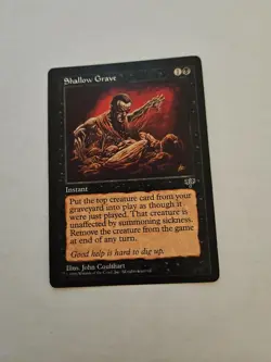 MTG Shallow Grave NM Near Mint Mirage Magic The Gathering - Image 1
