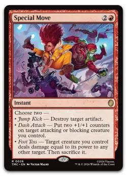Special Move #26 (NM) Commander: Teenage Mutant Ninja Turtles TMC Magic MTG - Image 1