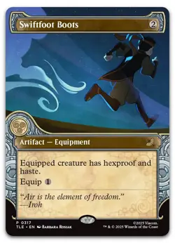 Swiftfoot Boots (Showcase) #317 NM Avatar: The Last Airbender: Eternal-Legal - Image 1