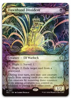 Dawnhand Dissident (Showcase) #311 (Foil) (NM) Lorwyn Eclipsed ECL Magic MTG - Image 1