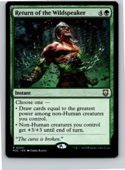Magic the Gathering Return of the Wildspeaker Commander: Modern Horizons 3 MTG - Image 1