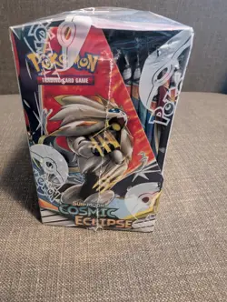 Pokemon Sun & Moon Cosmic Eclipse Booster Box SEALED + Case - Image 5