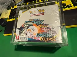 Pokemon TCG 2019 Sun & Moon Cosmic Eclipse Booster Box Factory Sealed - Image 1